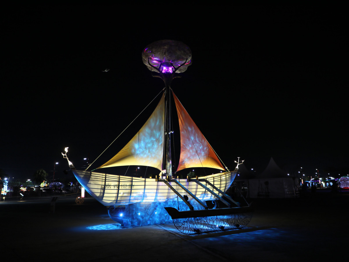 為延續燈會藝術價值，促進燈組永續利用，嘉義縣府將開放部分燈組提供各界申請典藏／嘉義縣府提供