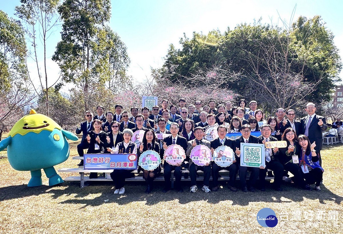 暨大推動的「櫻花聯盟」策略，與全台87所高中建立穩固的夥伴關係。（暨大提供）