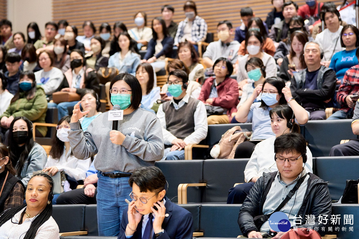 「從桃園看世界—海地場」駐臺大使講座會民眾發言踴躍。