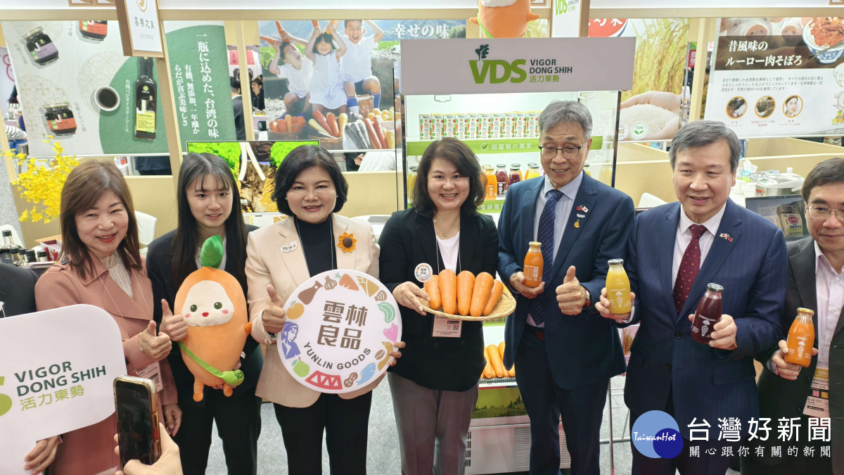 2026年東京國際食品展「台灣館雲林良品」展區國外買家詢問度高，接單逾一億元／雲林縣政府提供