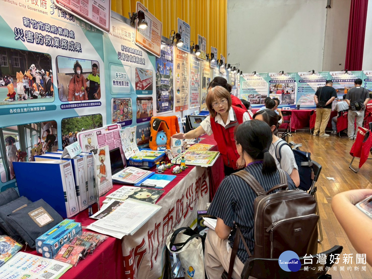 行政院114年災害防救訪評現場解說。