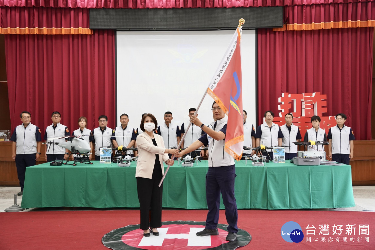 屏東警用無人機隊成軍　維安、交控與夜間搜索全面升級