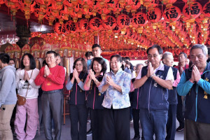 福德正神聖誕祝壽　徐榛蔚偕信眾參香祈求縣境平安