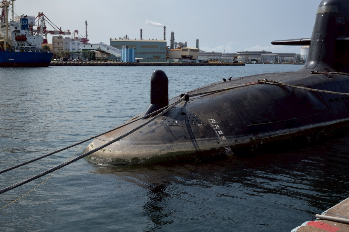 國造潛艦海鯤艦。（圖／總統府Flickr）