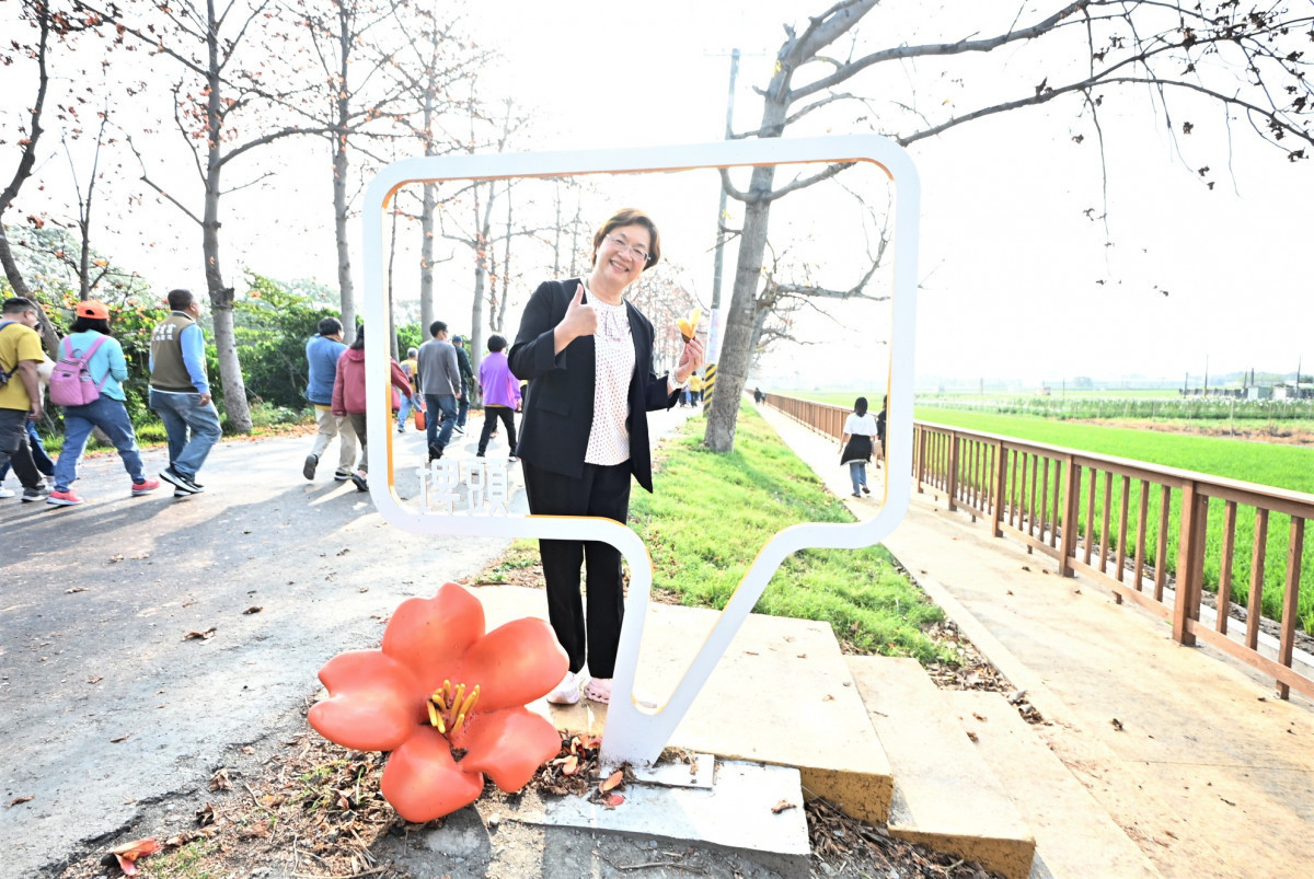 從秘境變身人氣景點,彰化木棉花季再掀賞花熱潮。圖/彰化縣政府提供