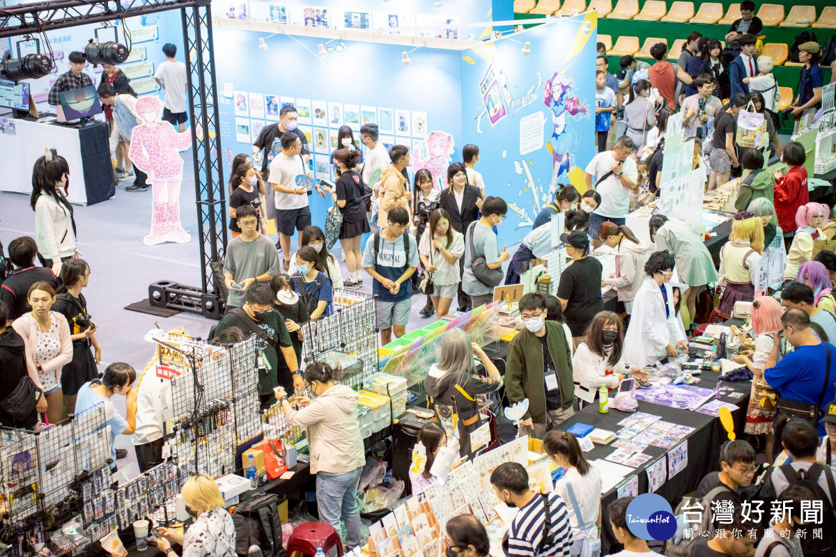 漫人祭現場匯集眾多原創漫畫與插畫作品,吸引民眾駐足欣賞與交流。(資料照)