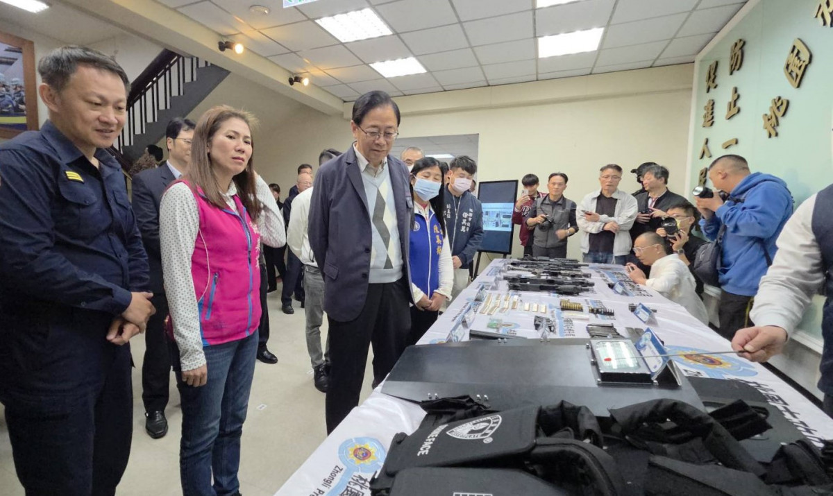 中壢警跨年佈線搗破幫派軍火庫　張善政：全力肅槍守護桃園治安