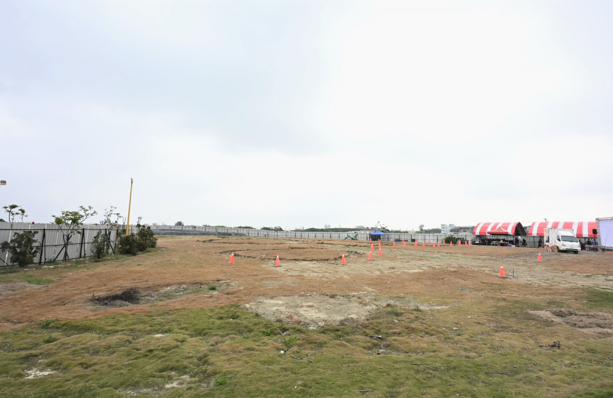 「墓仔埔」變遊戲場，大城2號公園翻轉成親子歡樂基地。圖／彰化縣政府提供