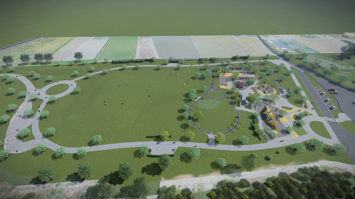 「墓仔埔」變遊戲場，大城2號公園翻轉成親子歡樂基地。圖／彰化縣政府提供