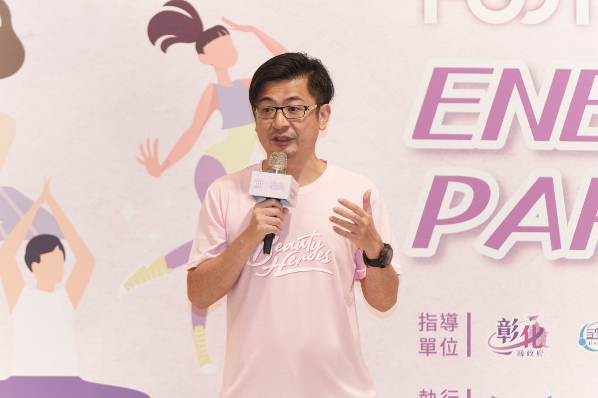 彰化縣議會謝典林議長期盼能透過運動結合在地產業發展。圖／彰化縣議會提供