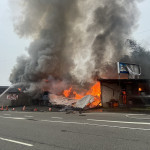 大溪燒烤店清晨驚傳火警，20歲常客留店休息不幸身亡。