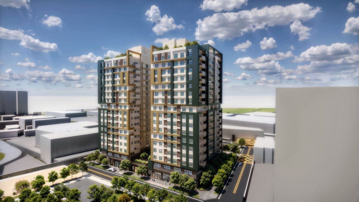 新屋高洲社宅3D圖。