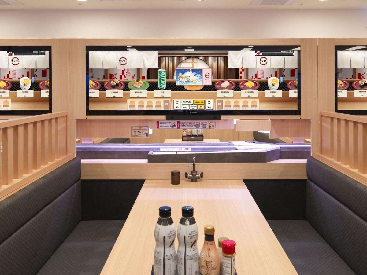 壽司郎 DIGIRO 數位系統進駐內湖美麗華　改裝揭幕攜手《庫洛魔法使》打造沉浸式用餐