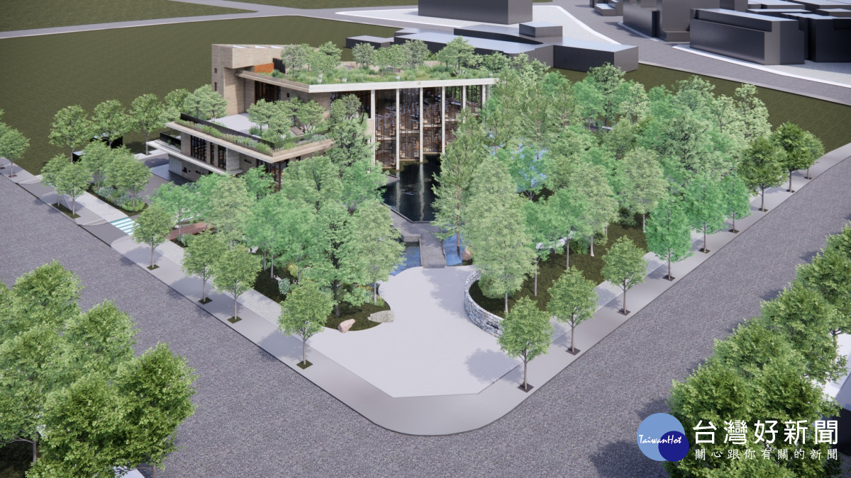 羅布森圖書館模擬圖