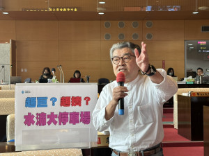 李中質疑台中超巨蛋選址失當