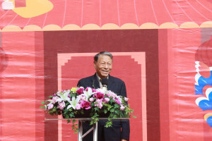 南投前縣長林源朗今晨辭世地方各界不捨。（記者扶小萍攝）