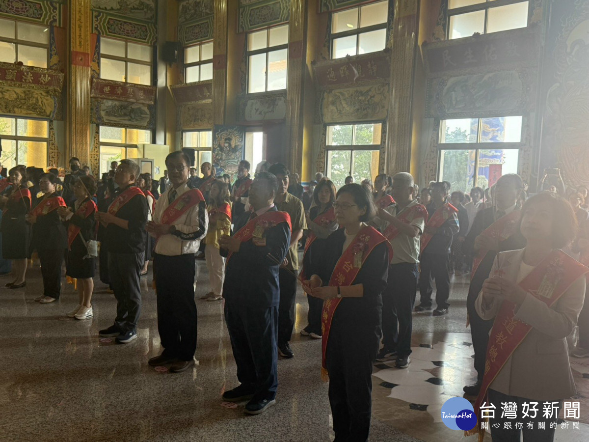 蔡英文蒞臨無極三清總道院　主祭護國祈安植福息災大法會