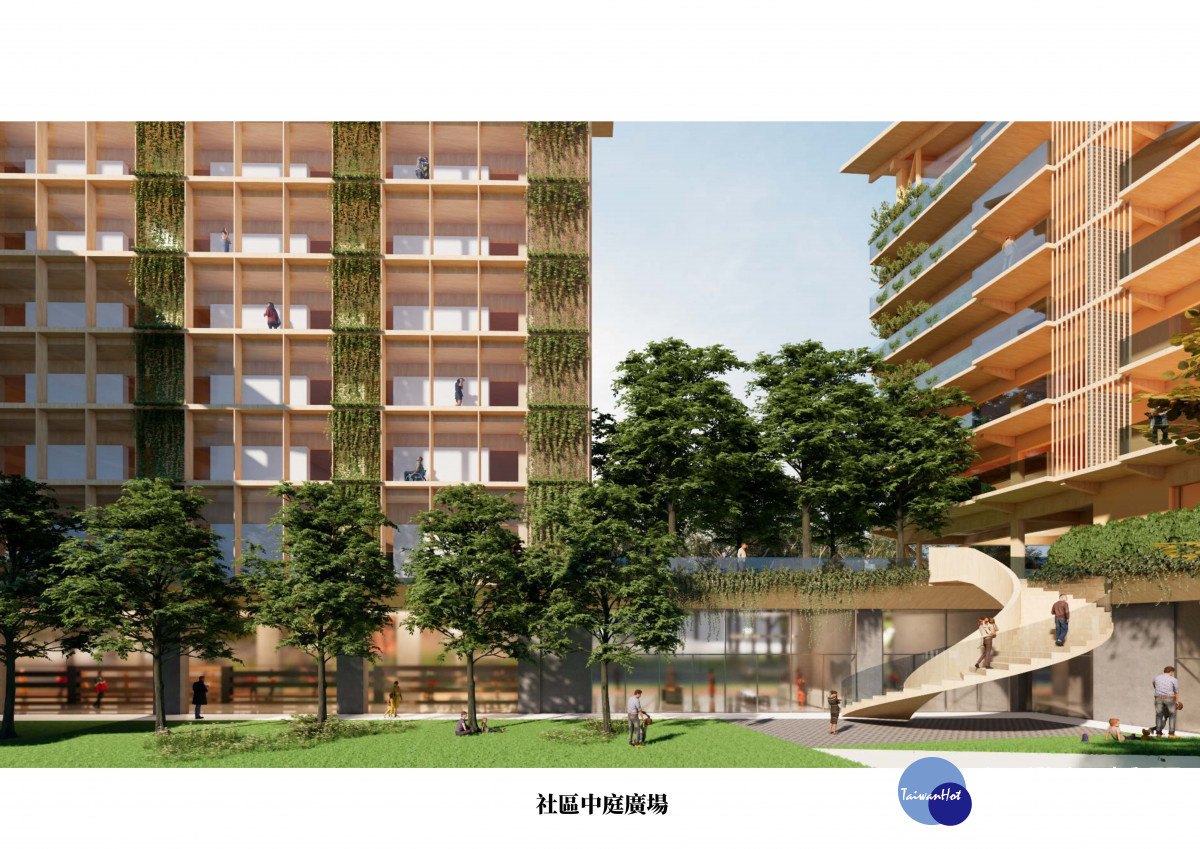 「嘉屋宜居建築-打造涼適、活力、新木都」 榮獲總體規劃及永續經營類「佳作」/嘉義市府提供