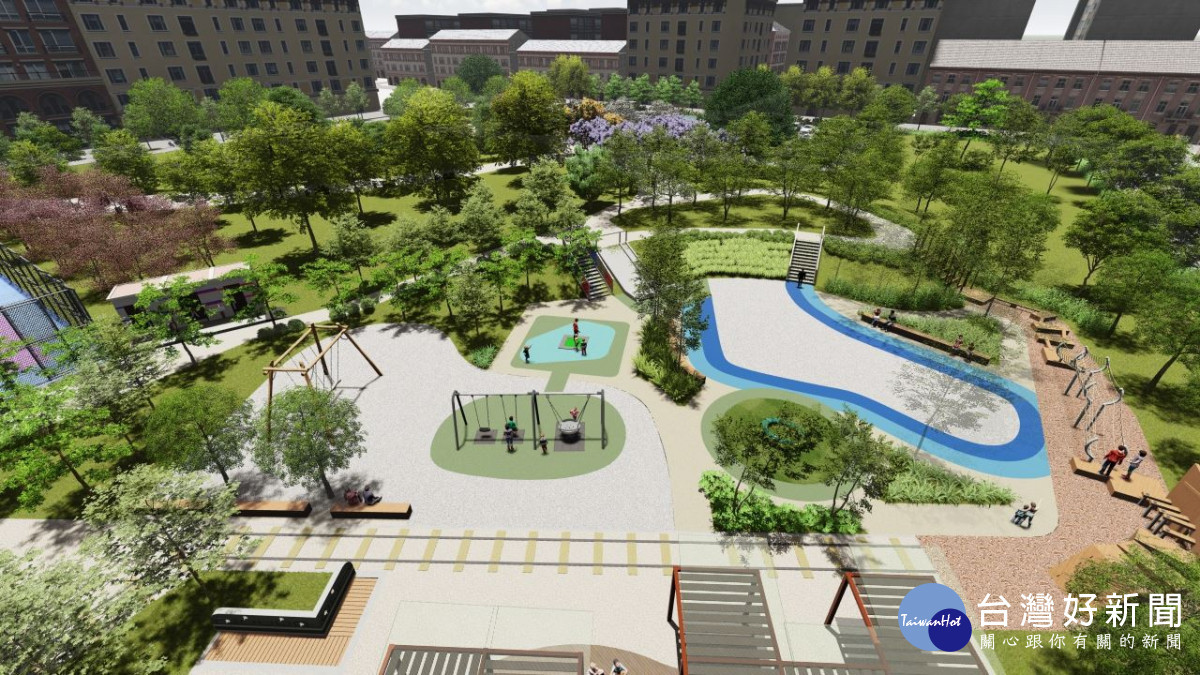 未來公園規劃秉持共融式遊戲場政策。<br />
<br />