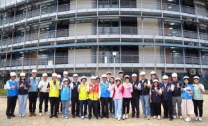 新竹縣議會考察竹東客家文化大禾埕。