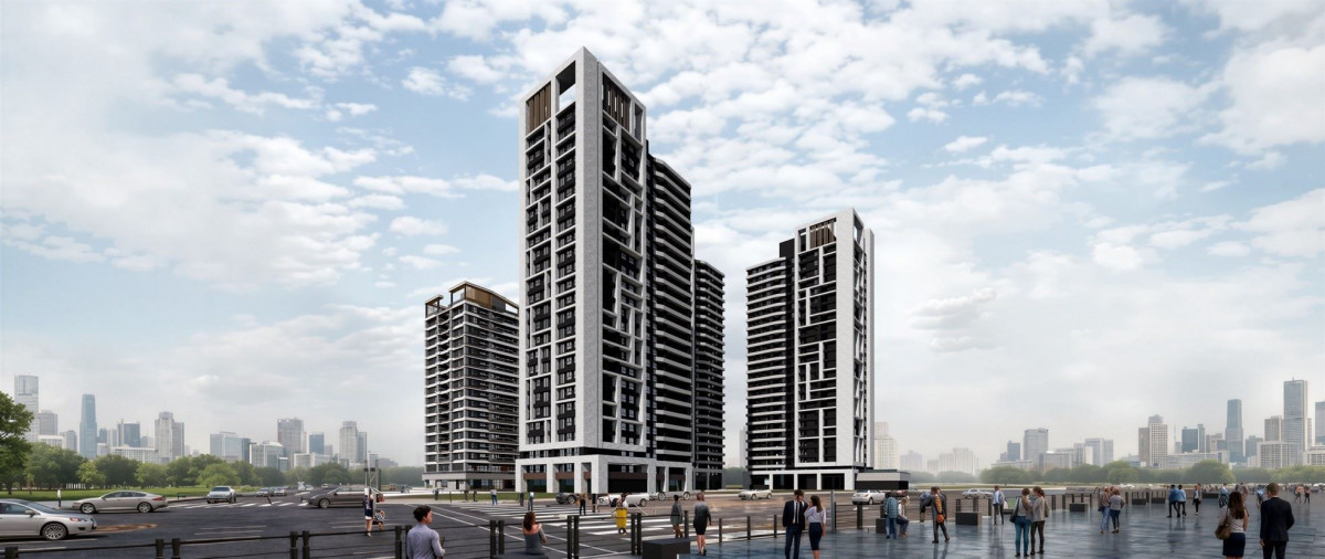 正光花園新城公辦都更案模擬圖。