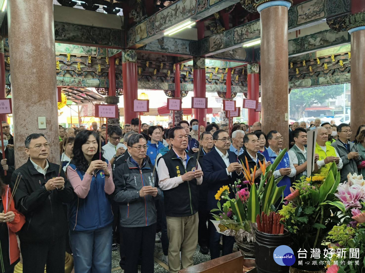 土城大墓公清明祭祀　侯友宜感念義民精神祈求國泰民安