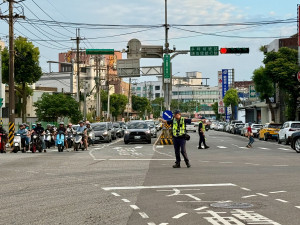 清明及兒童節連假將至，龍潭警提前部署疏導交通  。
