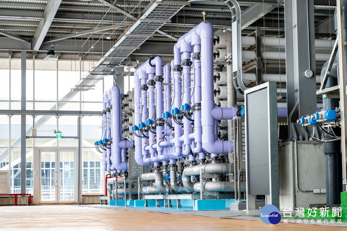 再生水廠啟用後每日可供應 4 萬噸再生水。