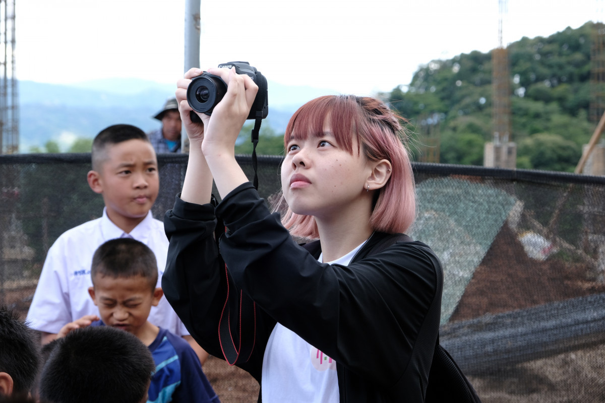 劉晏勲同學赴泰國投入紀錄志工行動。