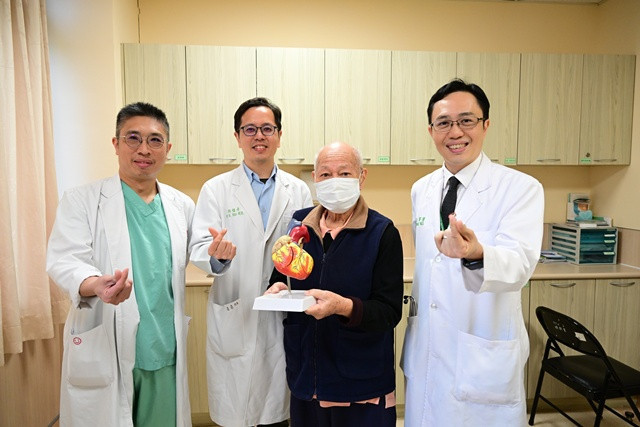 南投8旬翁主動脈瓣膜狹窄　醫院跨院合作搶命　翁笑：「卡少年20歲啦」