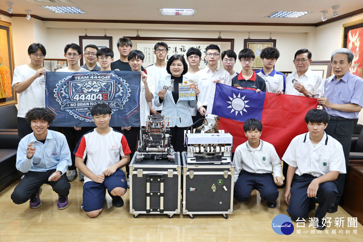 雲林縣跨校機器人團隊　聯手挺進美國世界賽