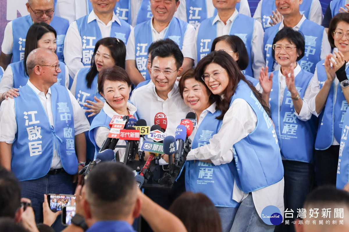 藍營大團結　江啟臣：接棒升級、讓臺中再贏一次