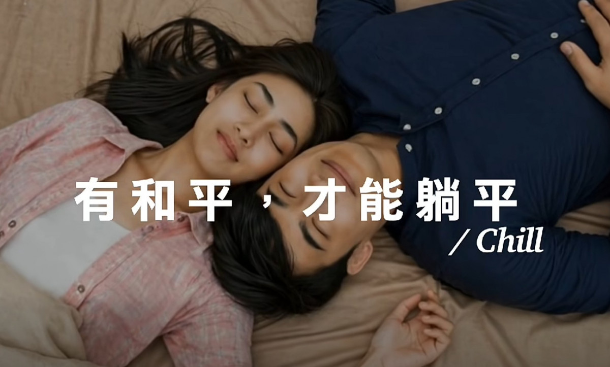 國民黨推「有和平才能躺平」廣告　黃暐瀚質疑：見完習近平兩岸就和平？