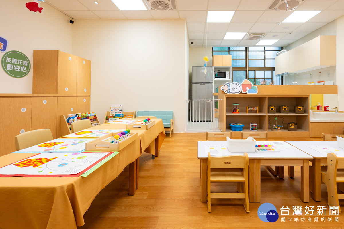 公共托育家園及托嬰中心內部陳設。