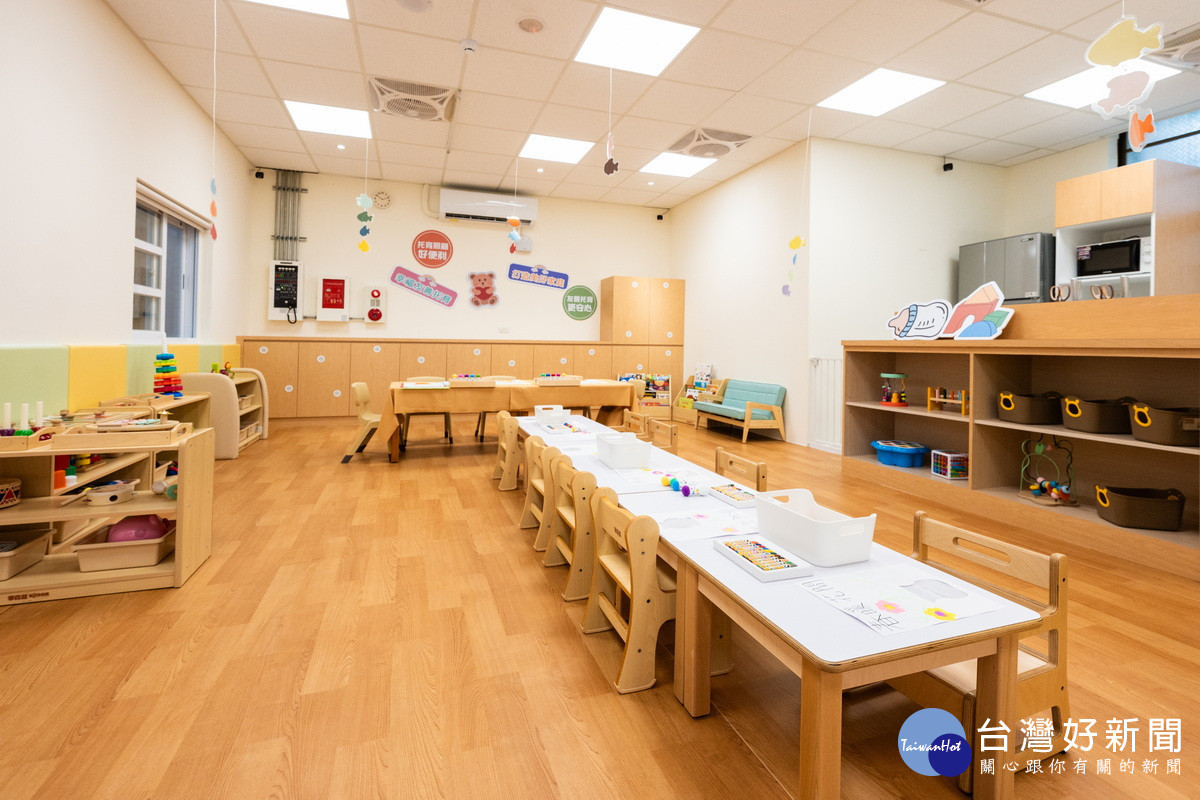 <br />
公共托育家園及托嬰中心內部陳設。