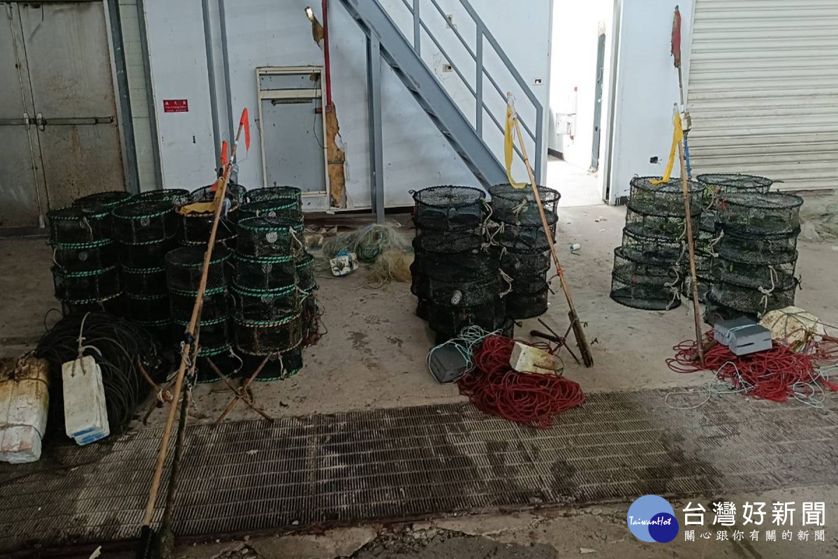 取締近海非法漁具　南市即起辦理公告招領查獲漁具