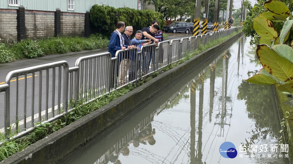 神岡浮圳逢雨溢流成災　楊瓊瓔會勘爭取千萬經費整治