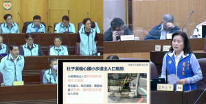 桃園市議員周玉琴針對社子溪步道水尾橋端的出入口安全隱患提出質詢，該處與車流繁忙的楊新路缺乏緩衝區，嚴重威脅嬰兒車與身障者安全。