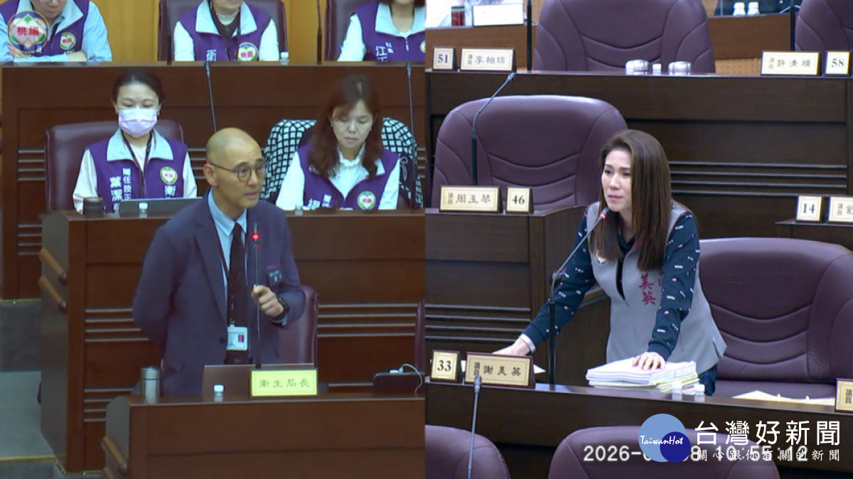 桃議員謝美英質詢清大附醫困境　籲破除病床數限制瓶頸