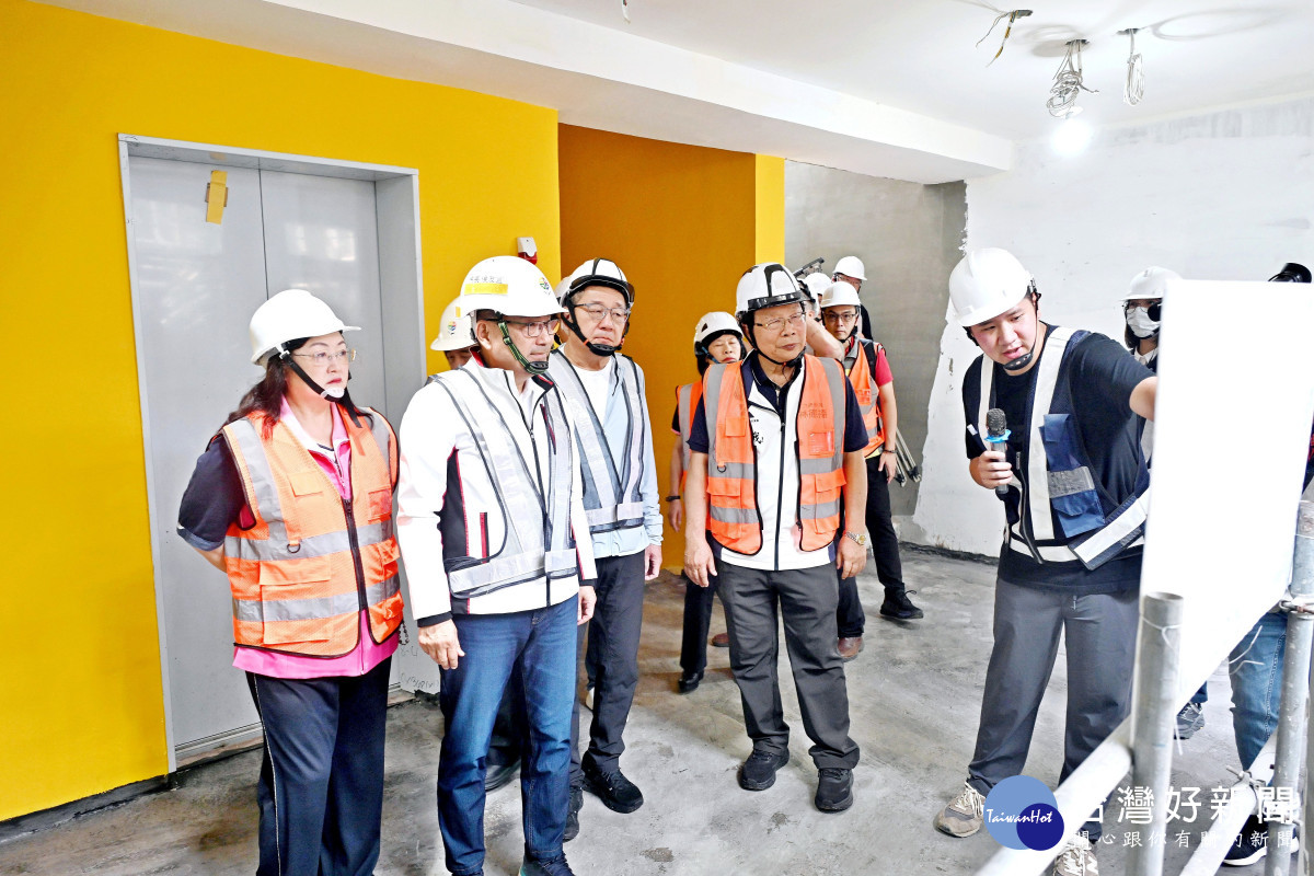 視察永平國小地下停車場工程　侯友宜：力拚年底啟用