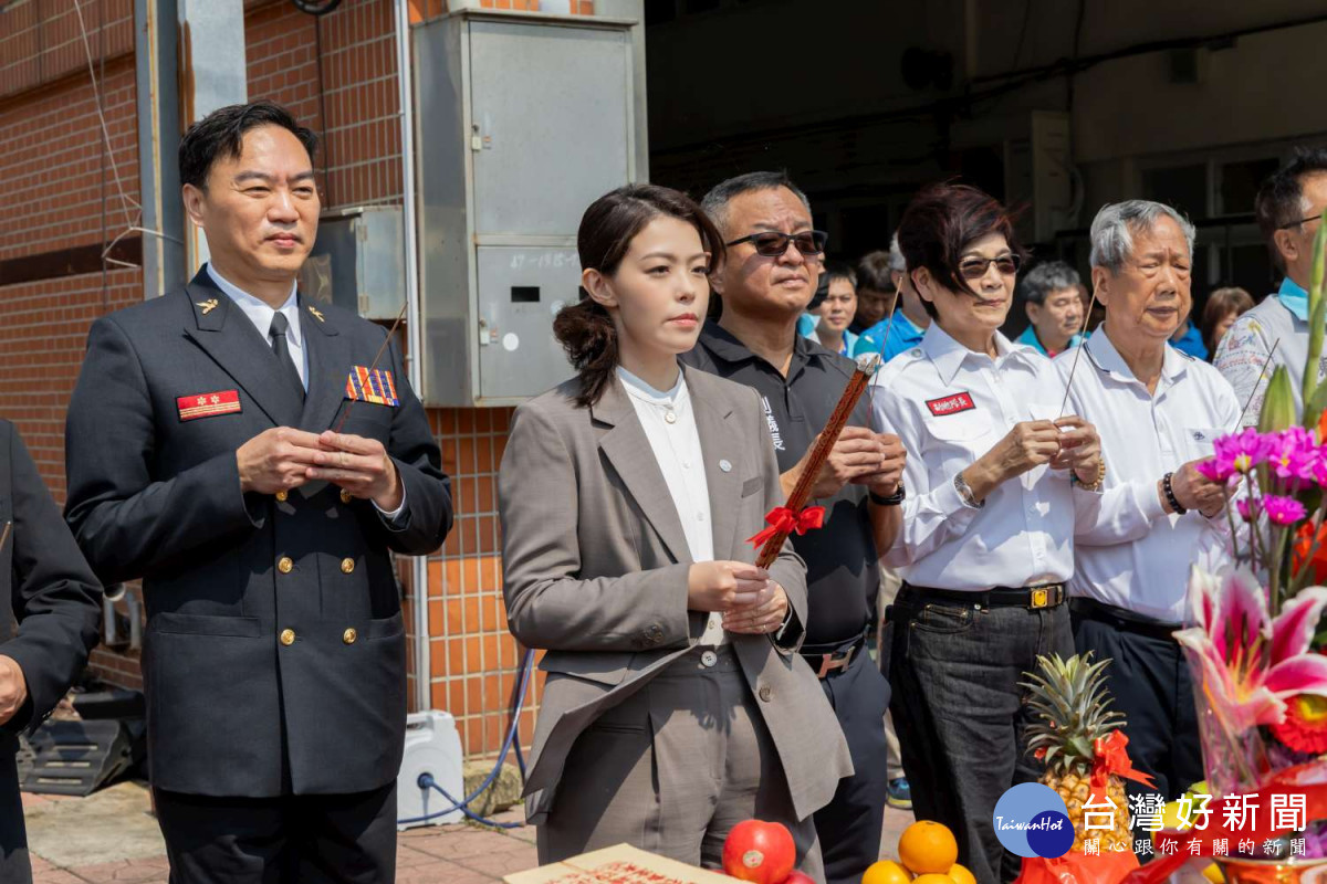 朝山分隊廳舍增建工程祭祀祈福。