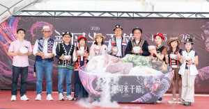 桃園龍岡米干節記者會。