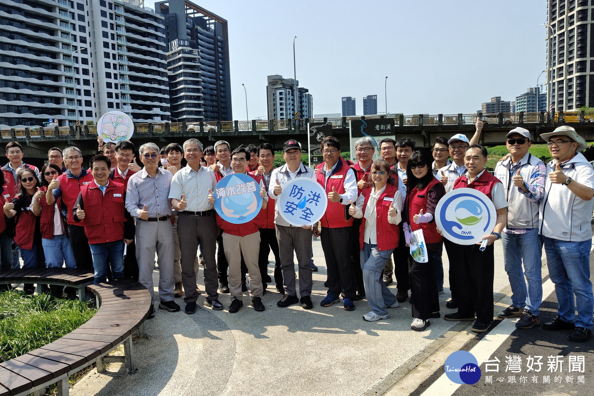 桃園老街溪護岸改善提升通洪能力　水利署長視察肯定市府防汛整備成果