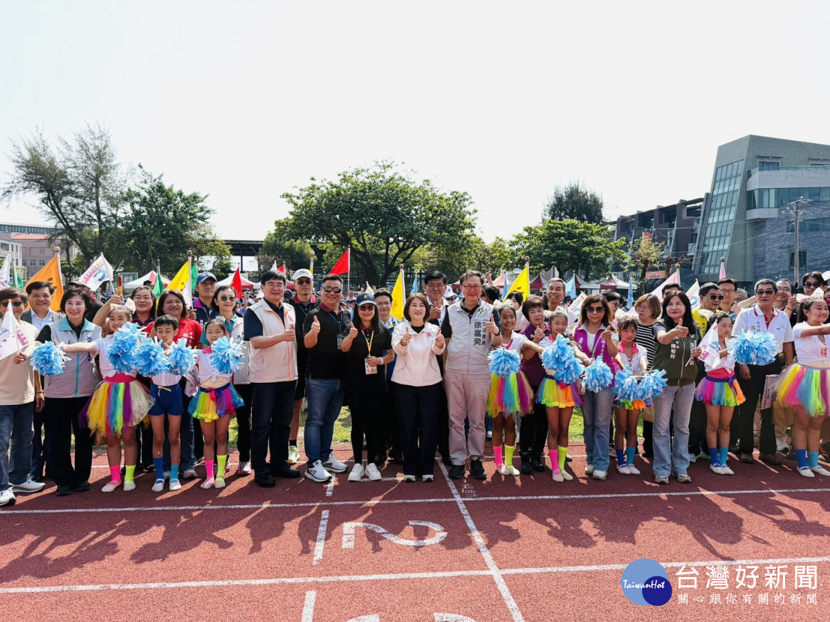 屏東縣光華國小全新PU跑道繽紛落成　守護學子奔馳夢想