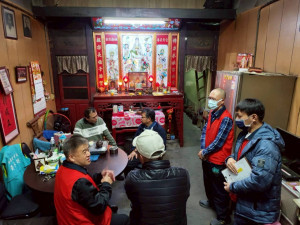 115年圖籍套疊作業前拜訪里長。