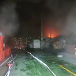 消防局現場救災。