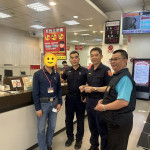 竹山郵局行員機警與派出所合力阻詐。（竹山分局提供）
