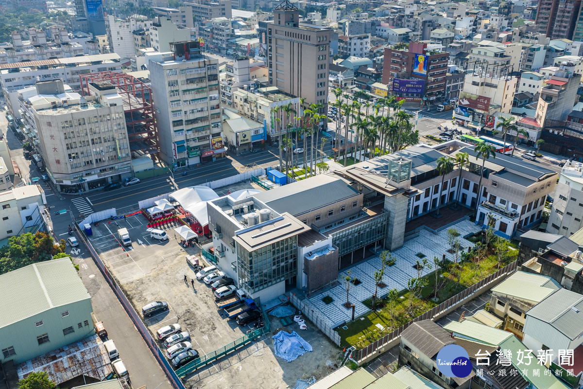 嘉義市舊市公所地下停車場新建工程今天開工動土/嘉義市府提供