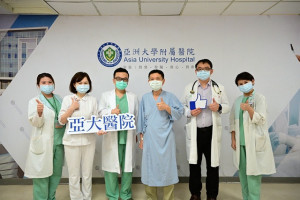 患者感謝醫院人員。林重鎣