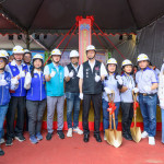 桃園區國強一街至文中路道路開闢工程動土典禮。